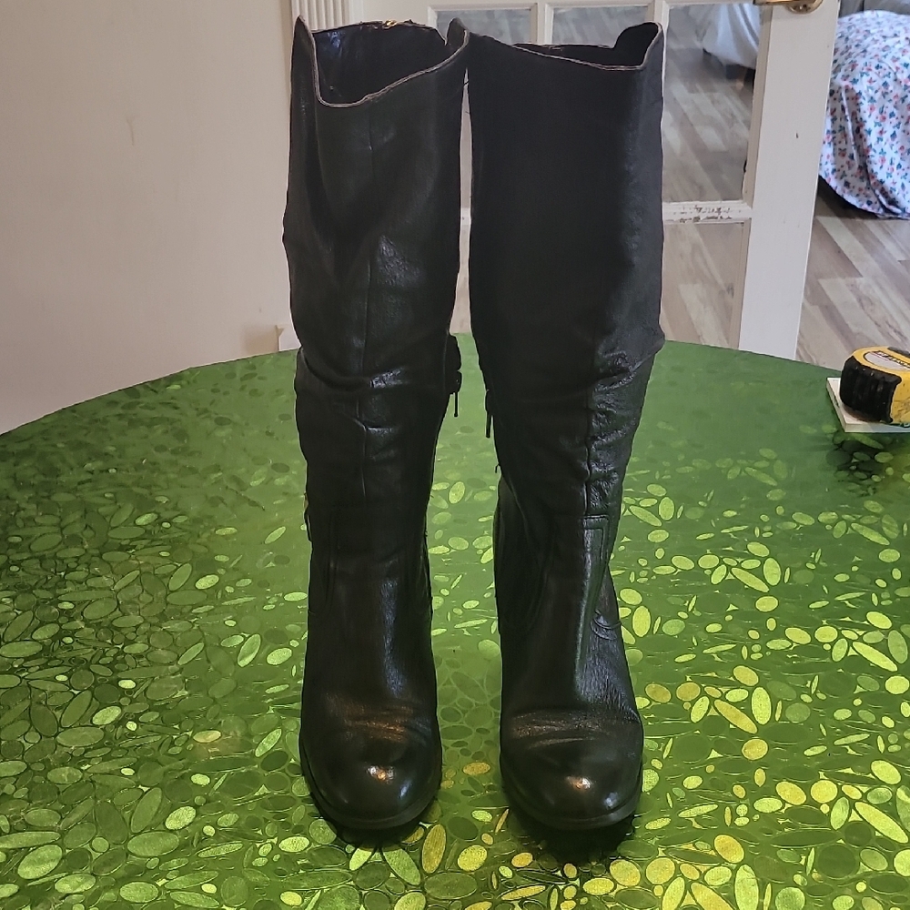 Guess Mallay Slouchy Leather Boots